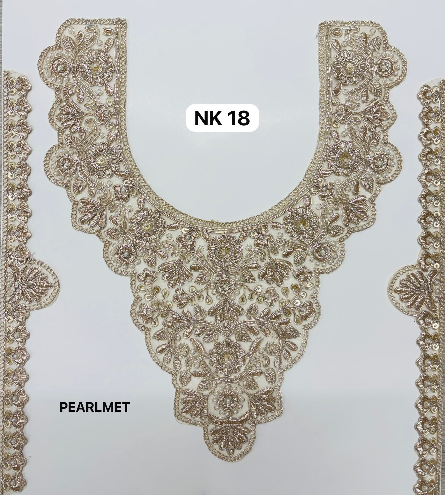 Embroidery Beads Neck